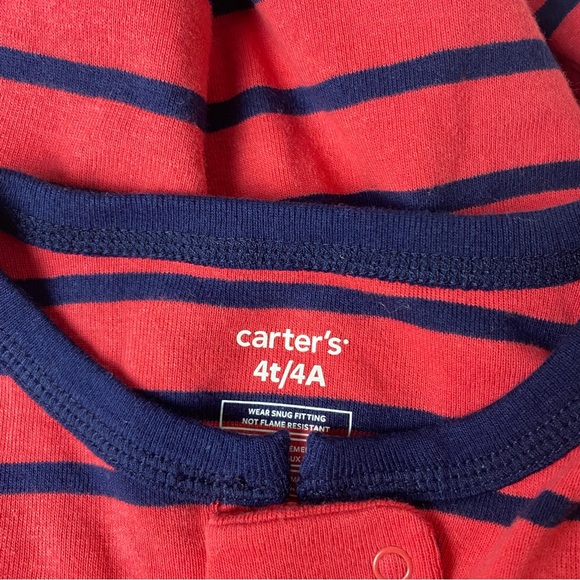 Carter's Pajamas Bundle Size 4T Zipper One Piece - Picture 4 of 6